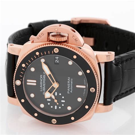 panerai submersible white|panerai submersible 42mm rose gold.